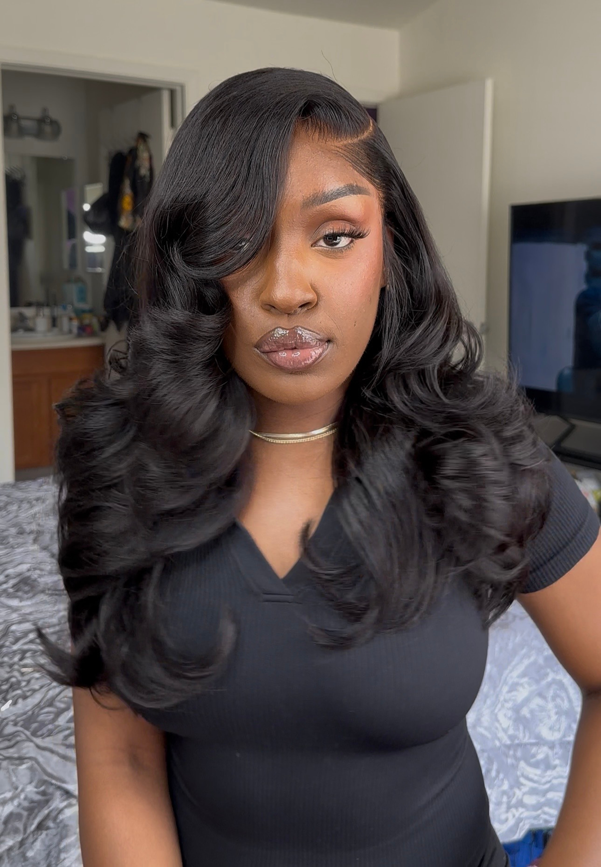 Luxe Side Part